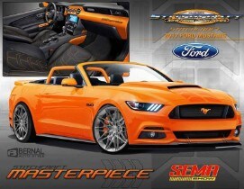 SEMA 2016 - 2017 Ford Mustang Convertible by Stitchcraft ...